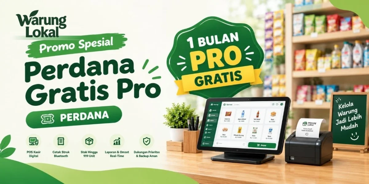 Promo Spesial Perdana Gratis Pro